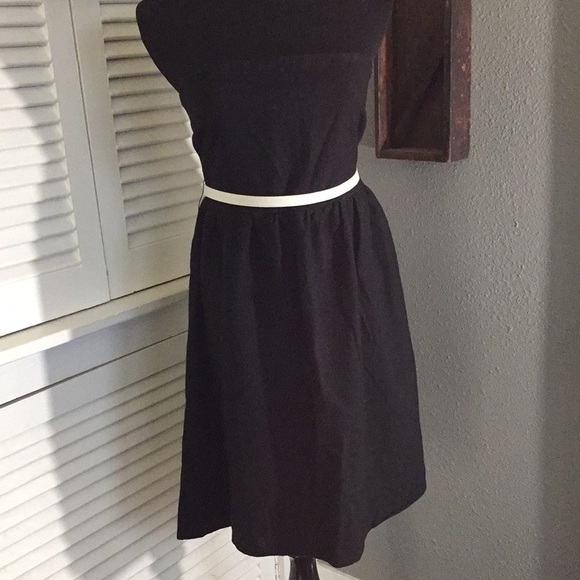 Toska Vintage strapless black dress - Picture 2 of 7
